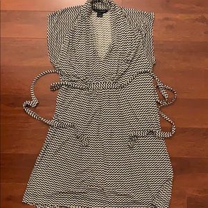 French Connection Casual Black and White Dress